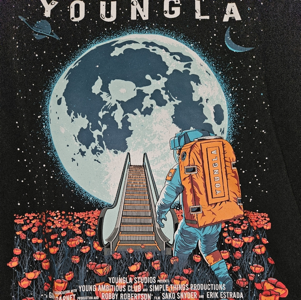 YoungLA S Men's Black Tshirt